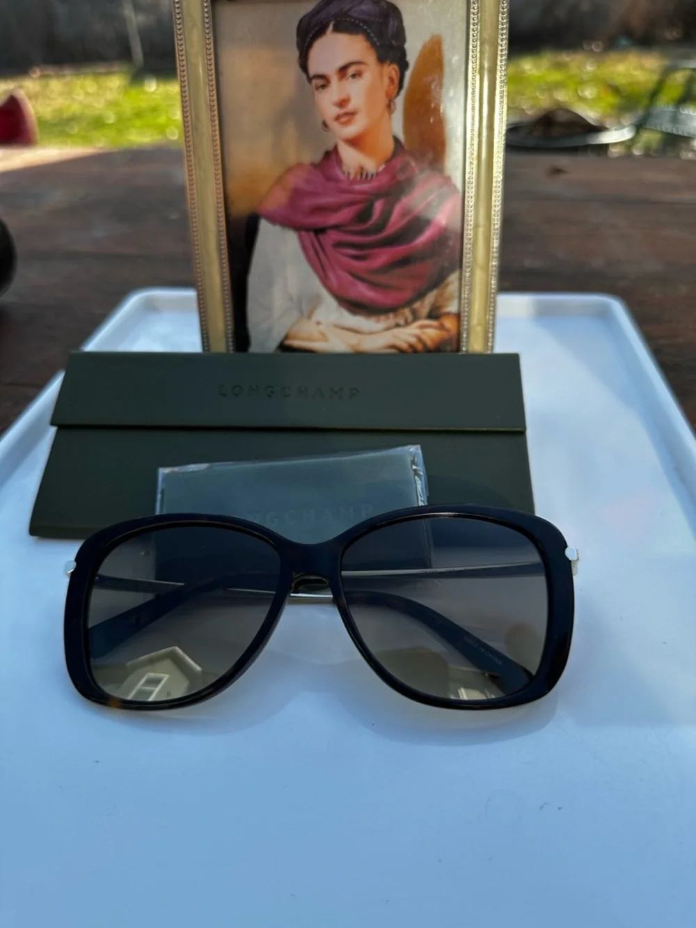 Longchamp Sunglasses LO610S Tortoiseshell Gradient w/ Case NWT